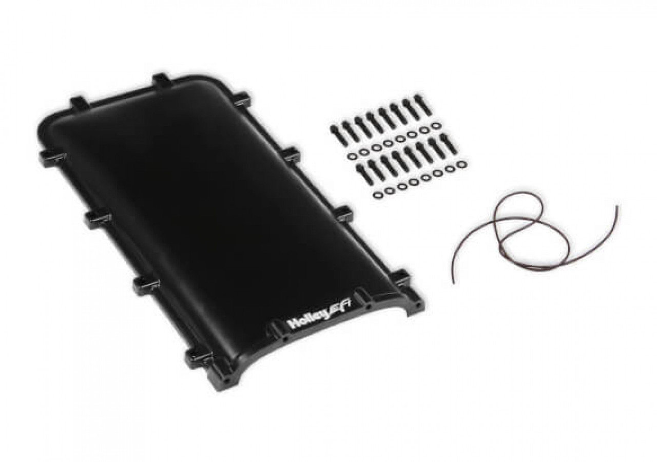 Holley EFI BILLET ALUMINUM LID, ULTRA LO-RAM BLACK (HOE-3300-631BK)