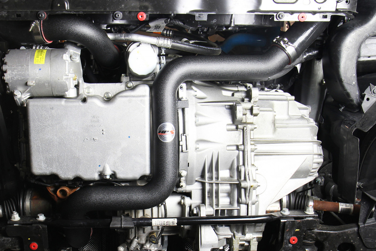 HPS Black Intercooler Hot Charge Pipe and Cold Side 16-18 Ford Focus RS 2.3L Turbo (HPS-17-104WB)