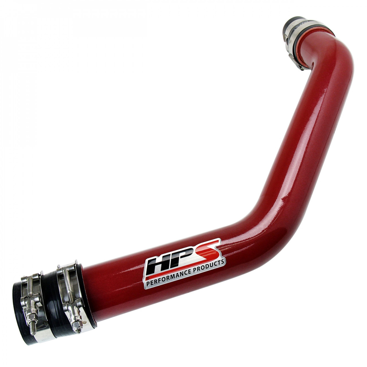 HPS Red 2.5" Upper Intercooler Charge Hot Pipe UICP 17-103R (HPS-17-103R)