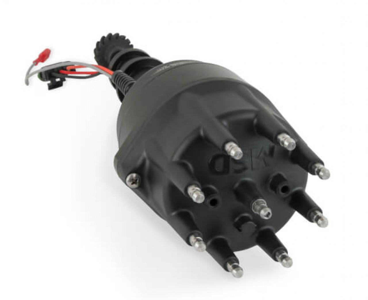 MSD Ready-to-Run Black Marine Distributor Ford 351C-460, Steel Gear (MSD-1835071)