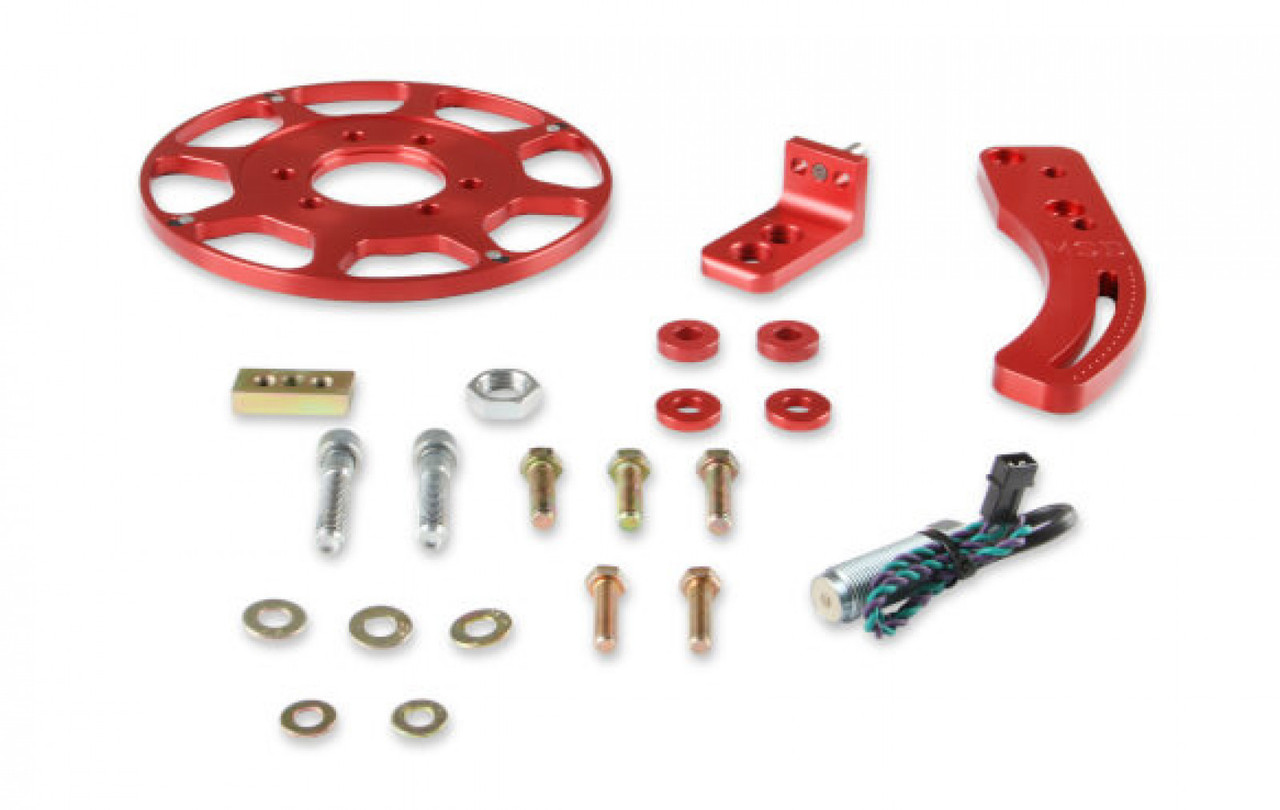 MSD Crank Trigger Wheel Kit - Flying Magnet - BBC - 8 in. (MSD-28620)