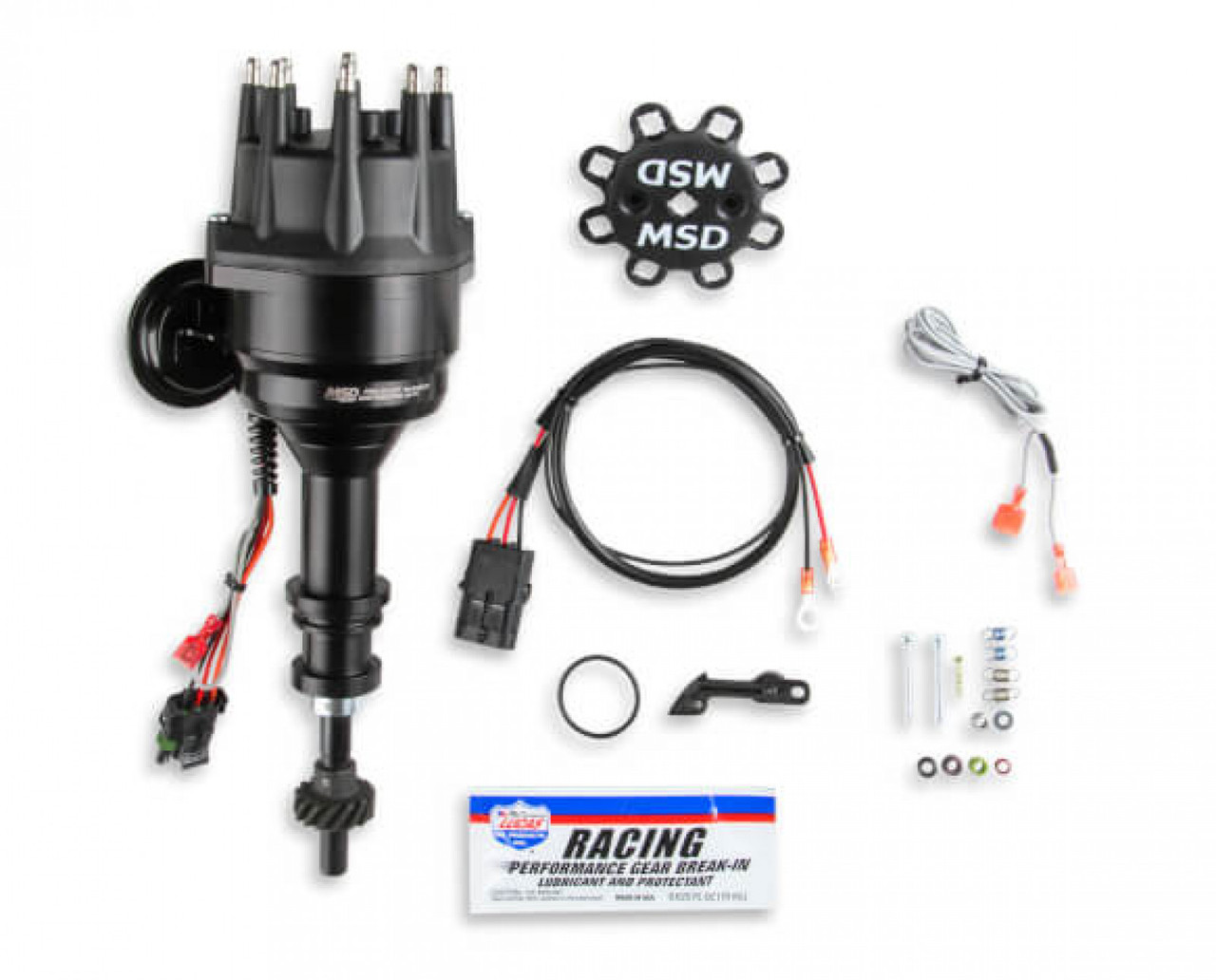 MSD Black Distributor, Ford, 351C-460, Ready-to-Run, Steel Gear (MSD-1835031)