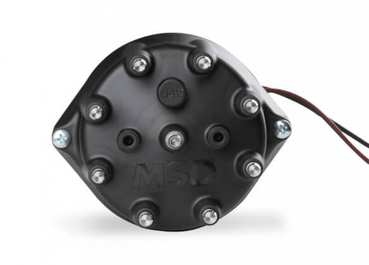 MSD Black Distributor Ford 289-302, Pro Billet, Small Cap, Steel Gear (MSD-2857931)