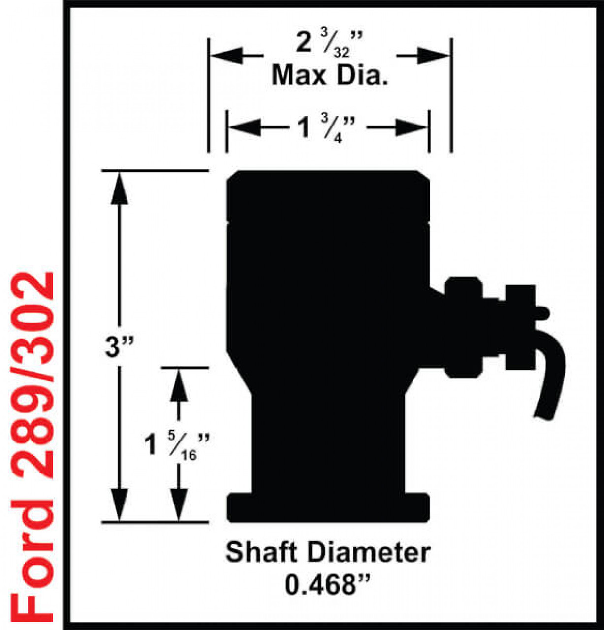 Ford 289/302 CAM Sync Plug (MSD-285221)