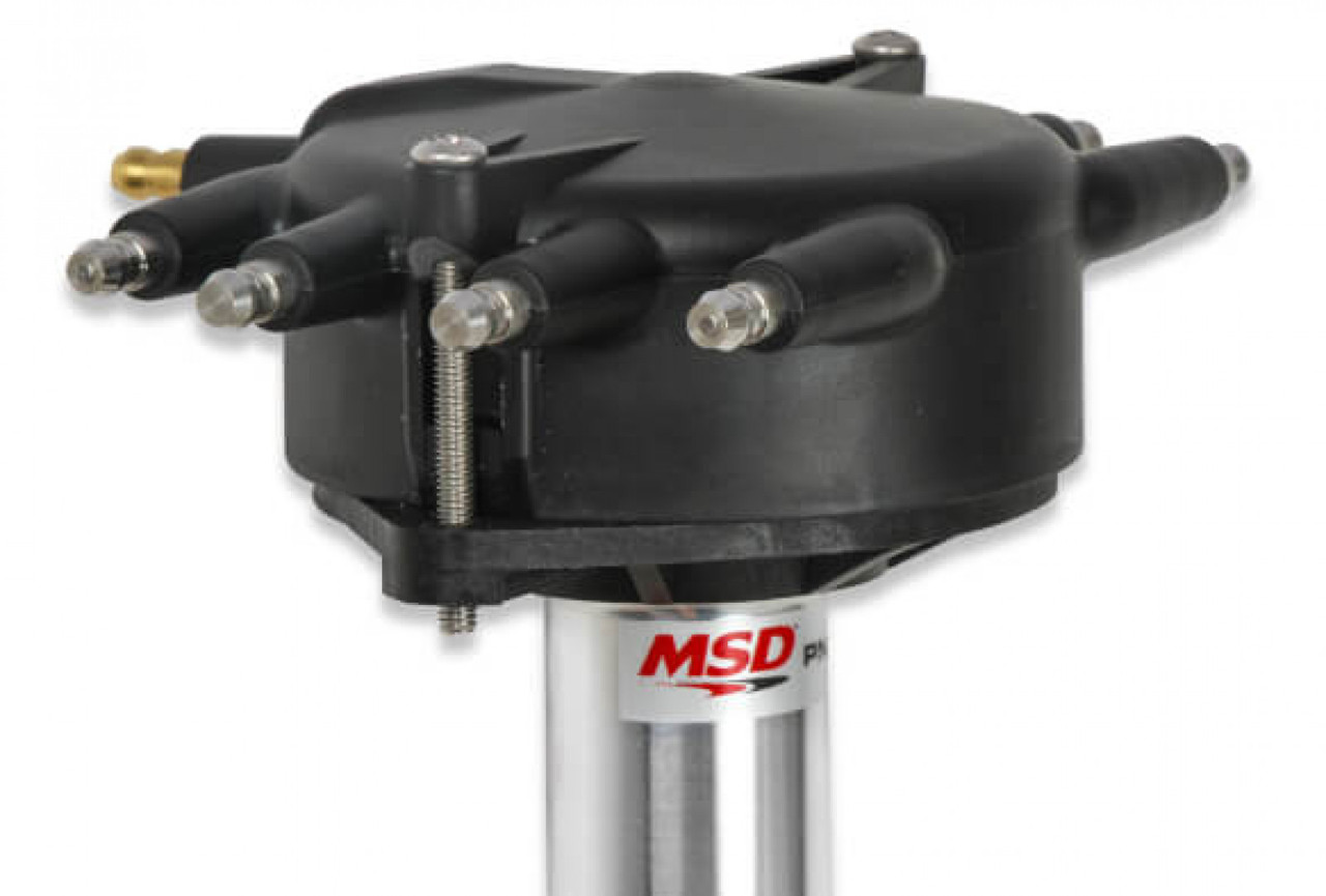 Chevy Super Tall Block Black Crab Cap Distributor (MSD-284863)