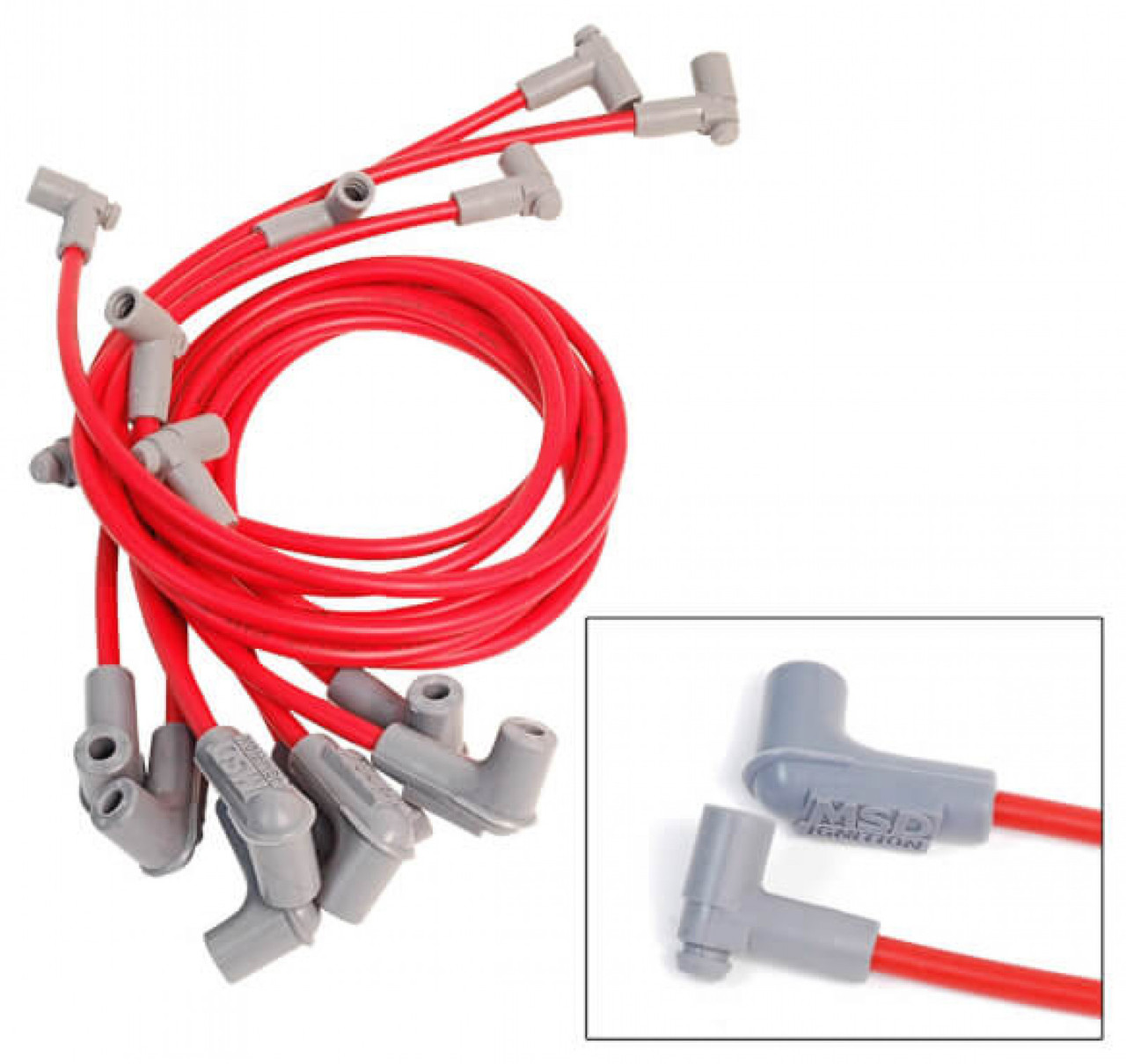 Super Conductor Spark Plug Wire Set, '98-'00 GM 3.8L V6, Cam., Firebird (MSD-232799)