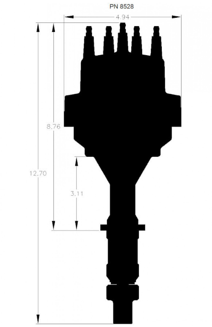 Pontiac V8 Ready-to-Run Distributor (MSD-28528)