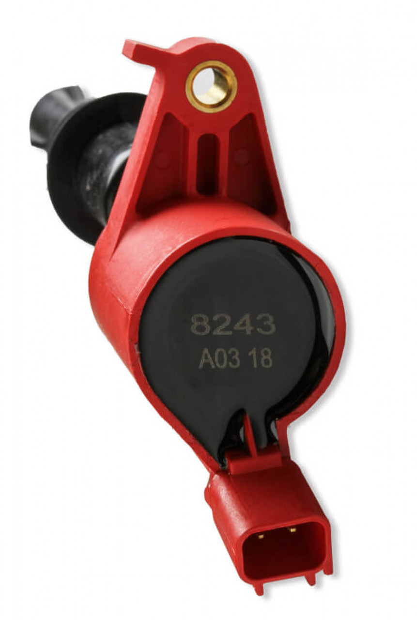 MSD Ignition Coil - Blaster - Ford 3-Valve V8 - Red - 8-Pack (MSD-282438)