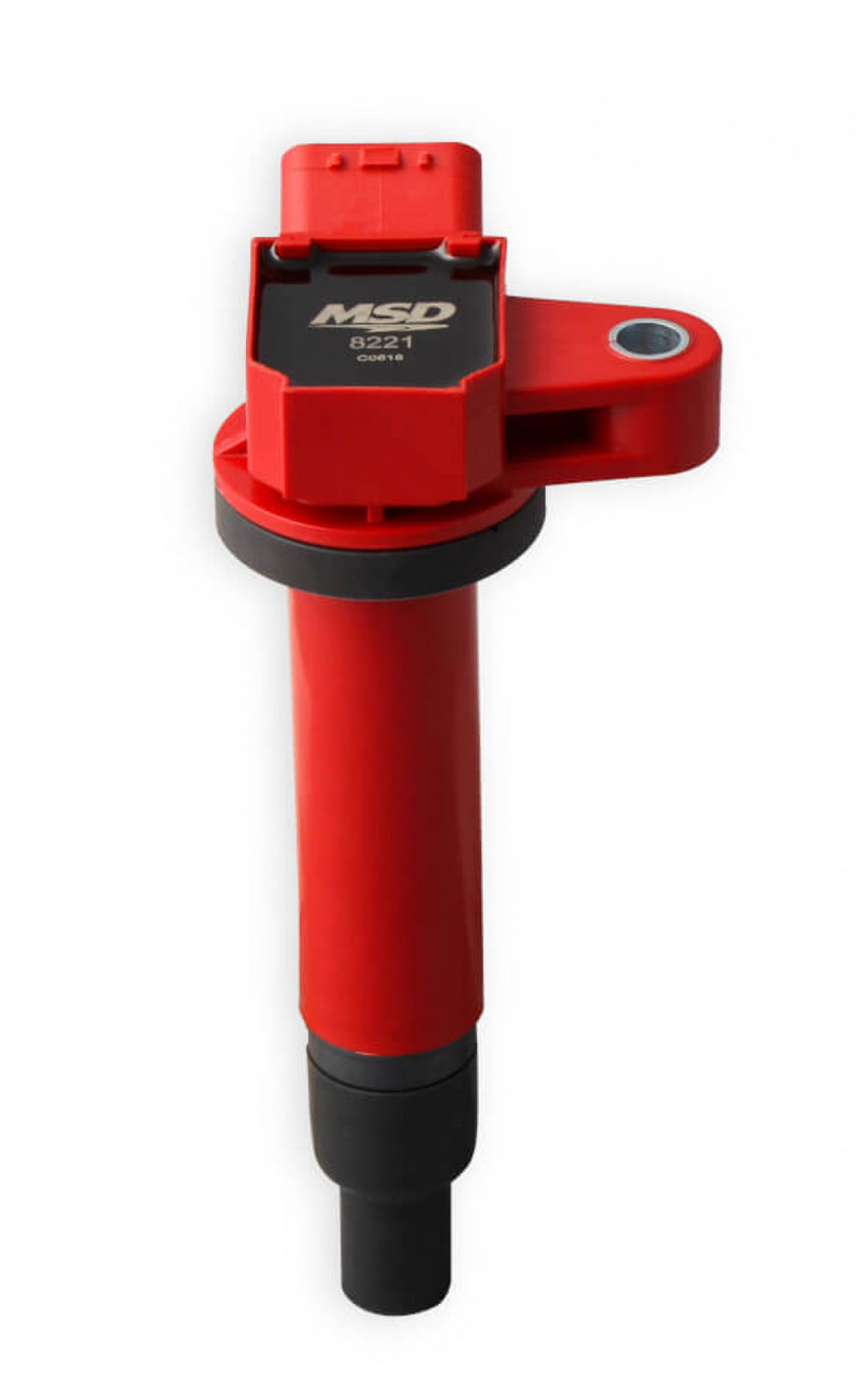 MSD Ignition Coil - Blaster Series - Toyota/Lexus V8 - 4.3L/4.7L - Red (MSD-28221)