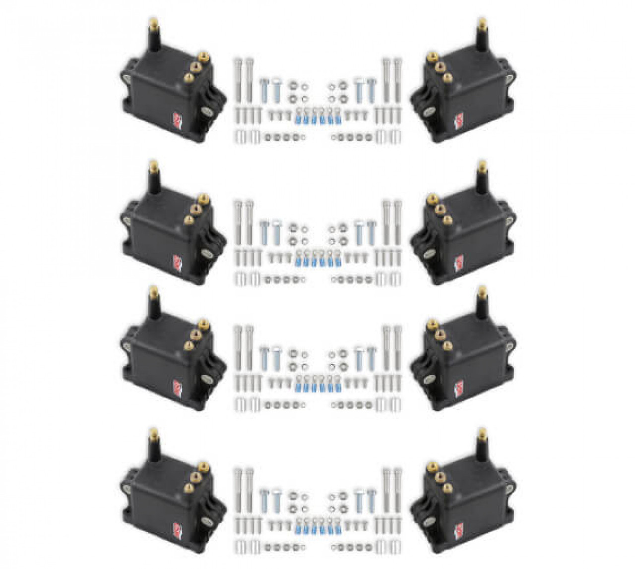 MSD Ignition Coil - High Output - Black - 8-Pack (MSD-2828038)