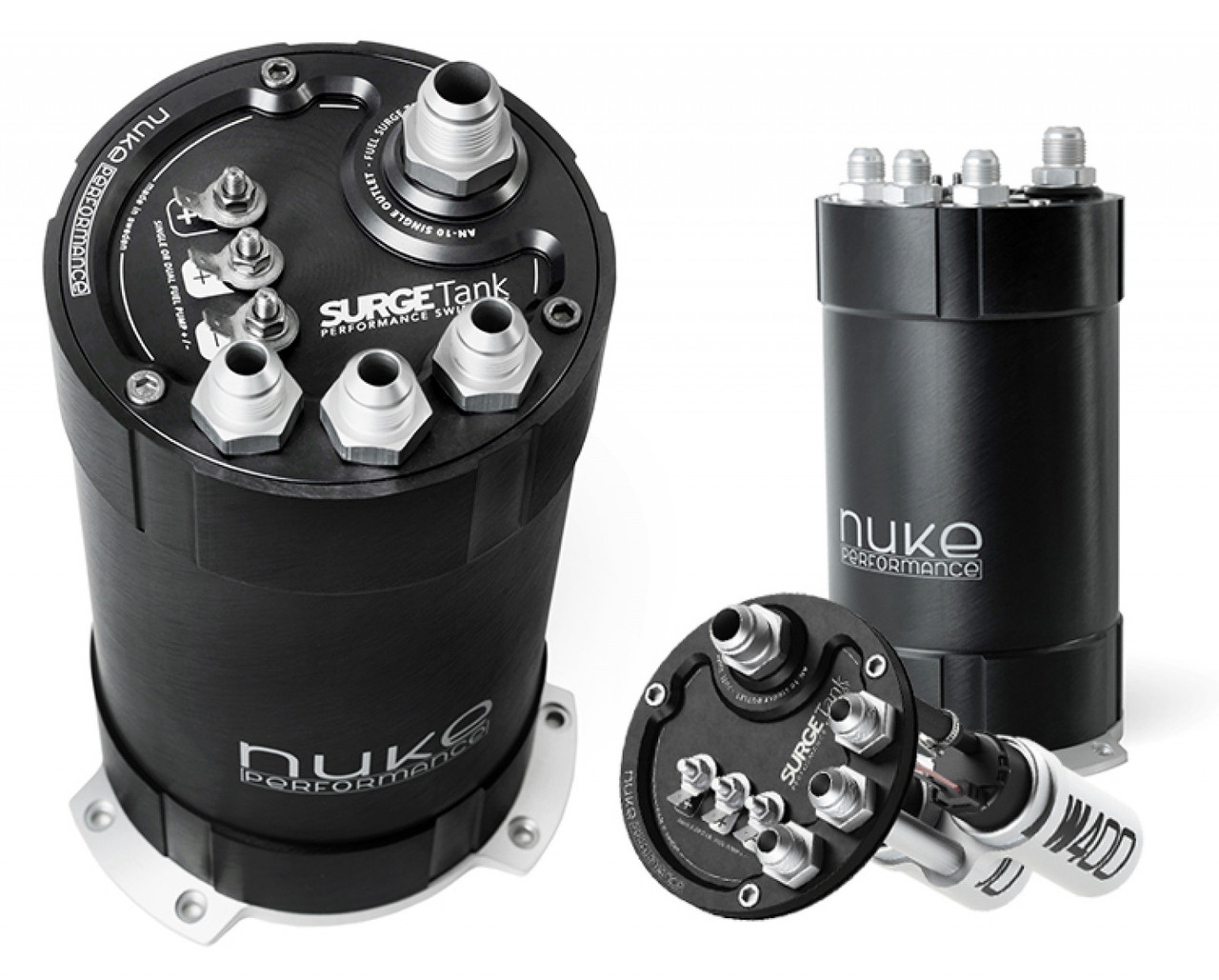 Nuke Performance 2G Fuel Surge Tank 3.0 Liter Single or Dual Walbro GST 450 (NUK-15001208)
