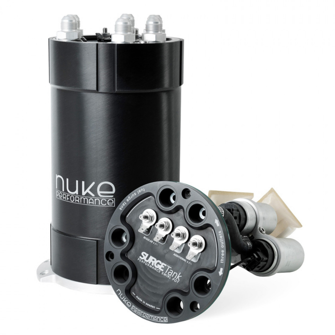 Nuke Performance 2G Fuel Surge Tank 3.0 Liter Up To 3 Internal Fuel Pumps (NUK-15001206)