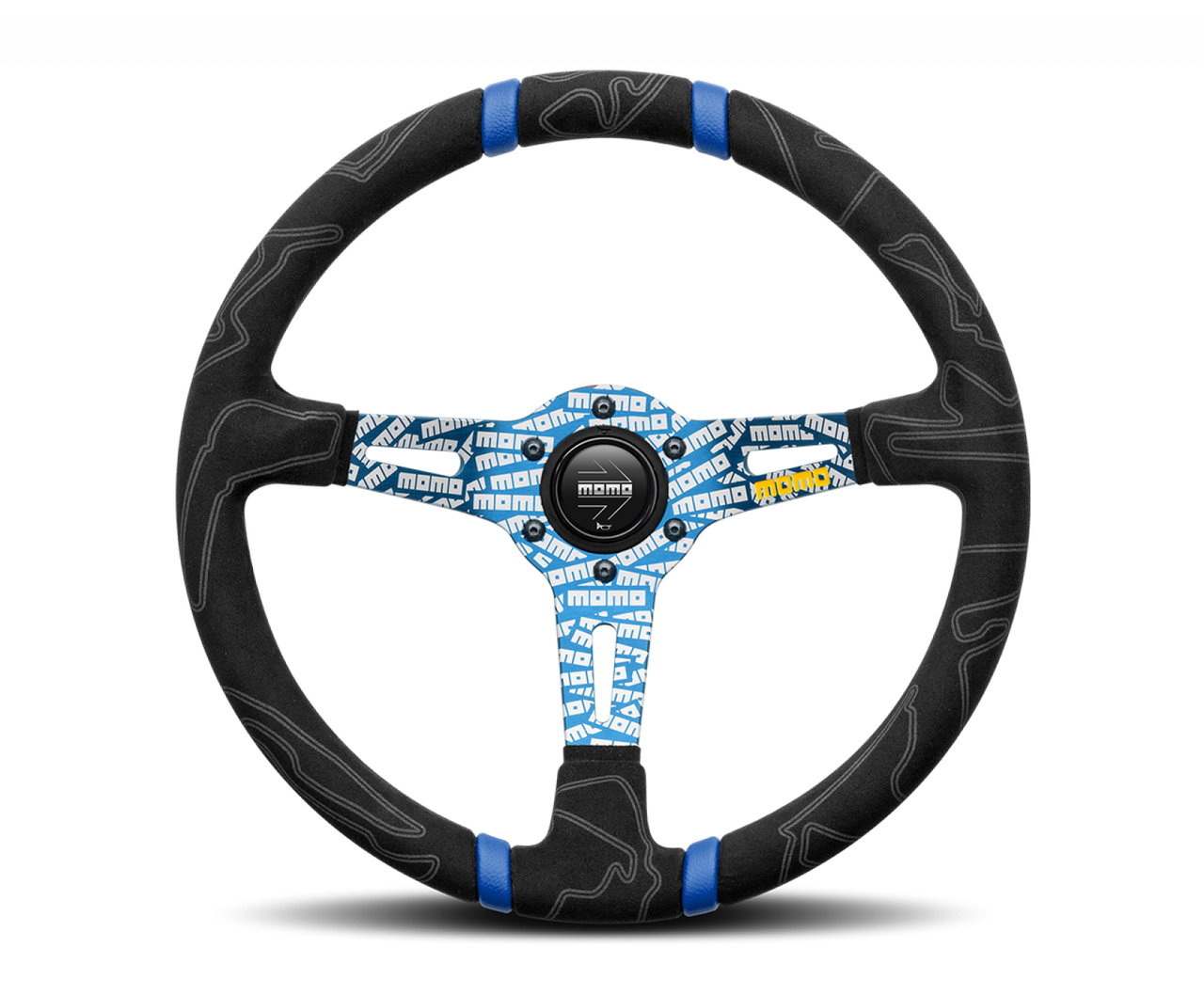 MOMO ULTRA Steering Wheel Blue (MOM-ULT35BK0BU)