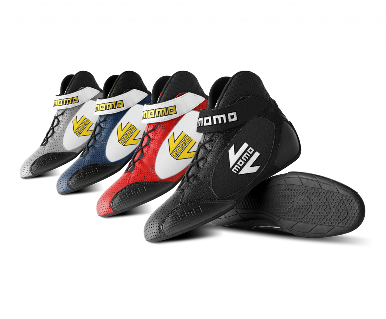 MOMO GT Pro Racing Shoe Grey/White Size 45 (MOM-R576-G45)