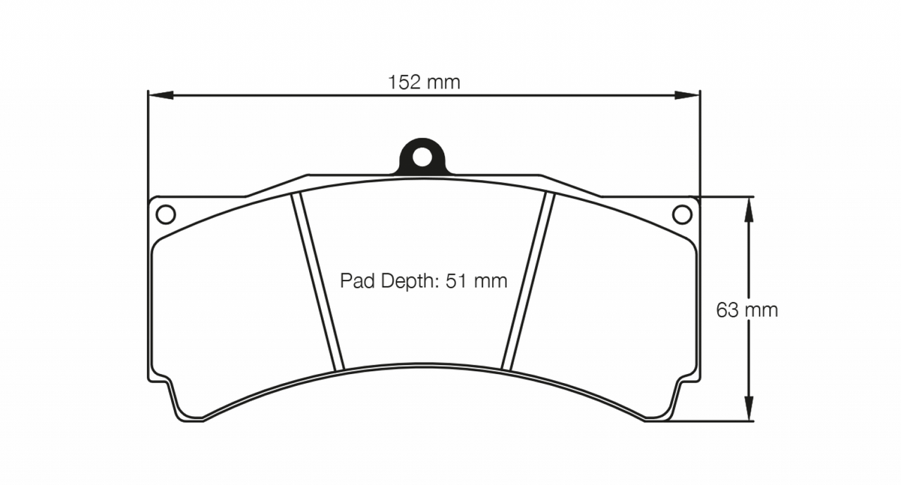 Pagid Racing 1538 RSL29 Compound Brake Pads (PAG-1538-RSL29)