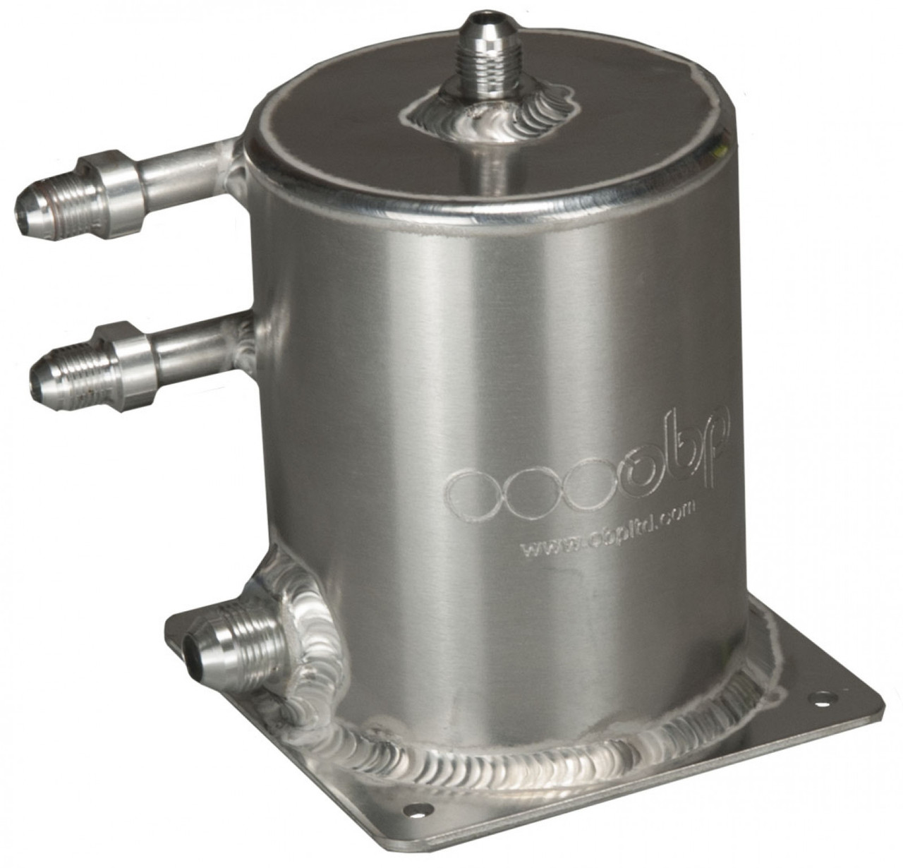 obp Motorsport 35oz (1 Litre) Base Mount Fuel Swirl Pot with AN Fittings (OBP-JICS23)