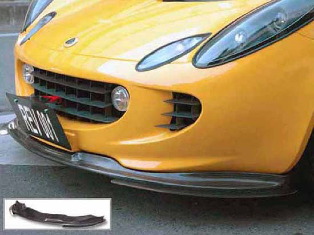 Reverie Carbon Fiber Front Splitter for Lotus Elise S2 - Integrated Splitter Plates (REV-R01SB0125)