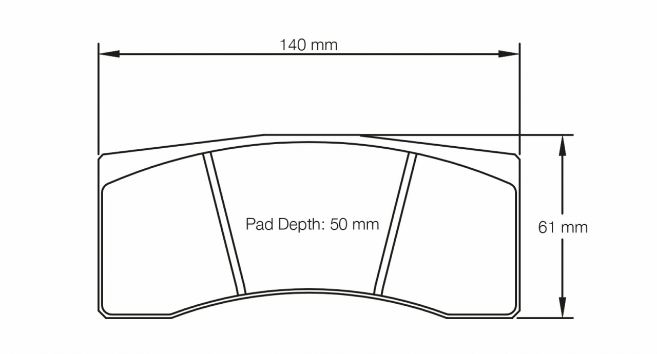 Pagid Racing 1616 RST3 Compound Brake Pads (PAG-1616-RST3)
