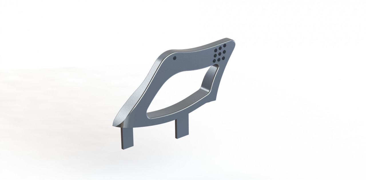 Reverie High Down-Force Carbon Fibre Rear Wing Adapters for Porsche 911 GT3 (991.1) (13 - 17 ) (REV-R01SB0486)