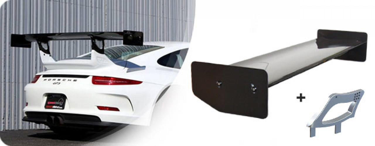 Reverie High Down-Force Carbon Fibre Rear Wing Kit for Porsche 911 GT3 (991.1) (13 - 17 ) - 310mm (REV-R01SB0487)