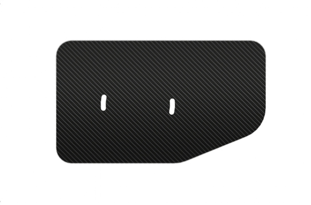 Reverie Slotted Carbon Fibre Wing End Plates - 225mm Chord, Pair 1.8mm thick (Standard) (REV-R01SB0257)
