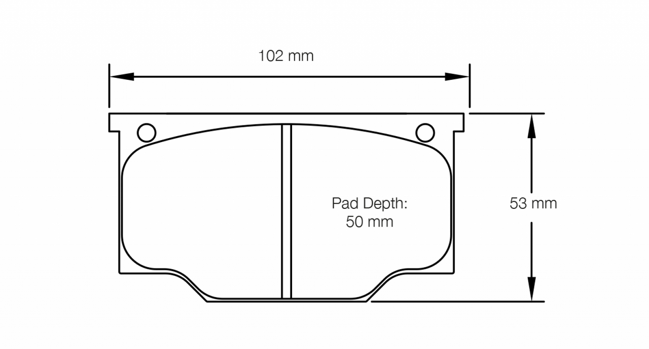 Pagid Racing 1193 RSH29E Compound Brake Pads (PAG-1193-RSH29E)