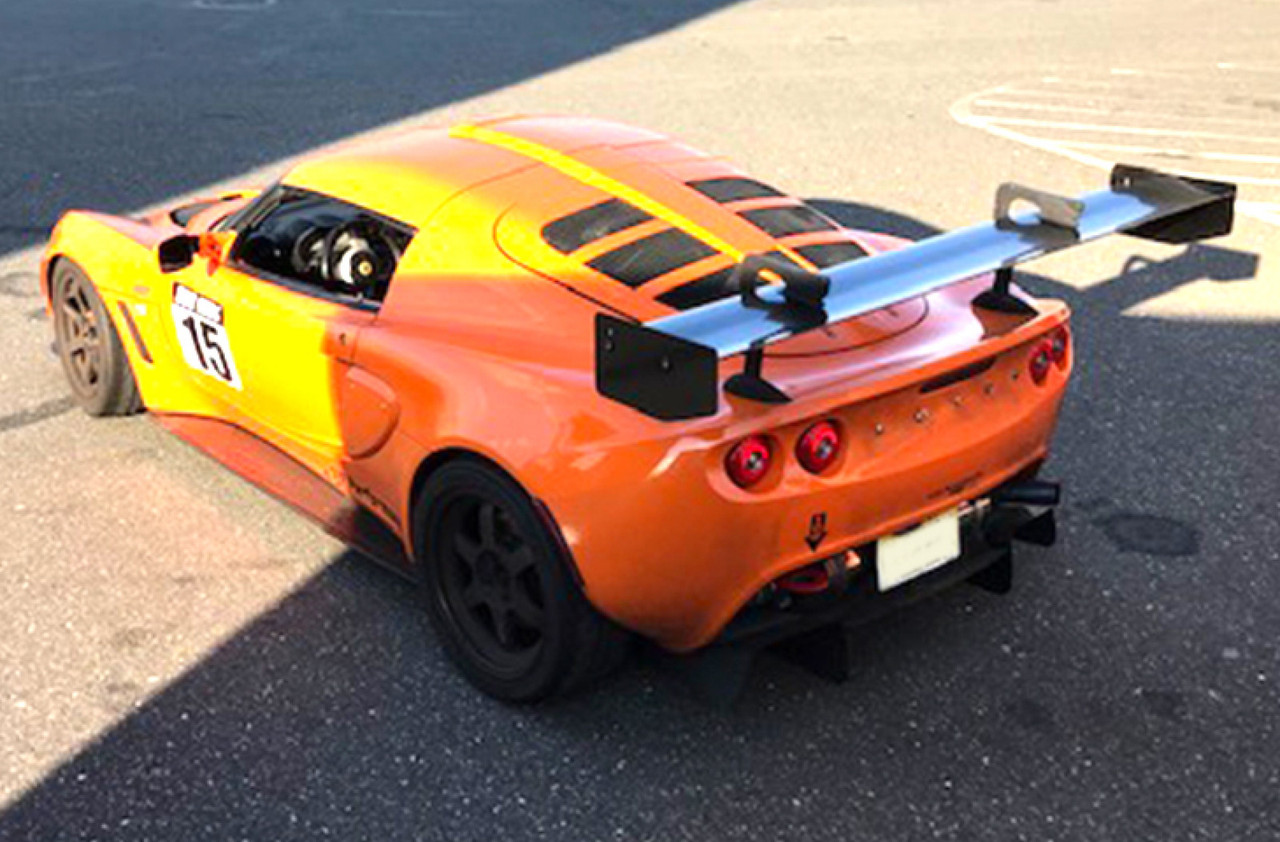 Lotus Elise/Exige S2 Carbon Rear Wing Kit - 310mm Chord Low Drag with Swan Mounts (REV-R01SB0533)