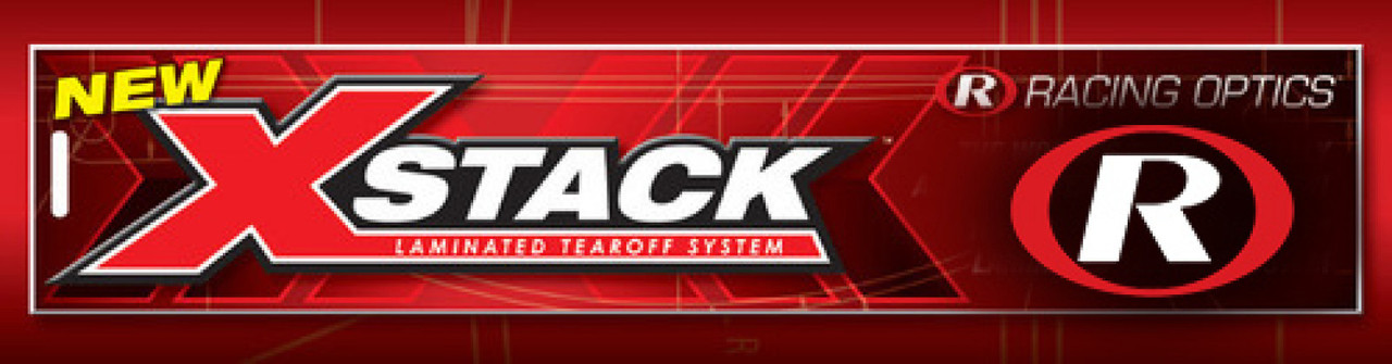 Racing Optics 4mm Laminated SpeedStack 3 287/SRV-8 Tear-offs 4-pack (ROP-3408C4)