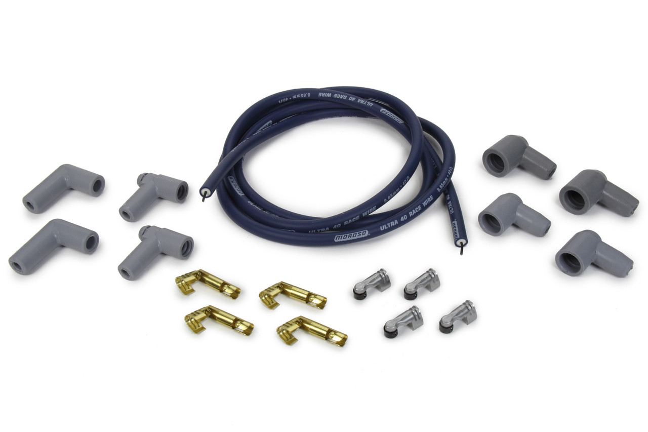 Moroso Ignition Coil Wire Kit - Ultra 40 - 6ft - Blue - 73237