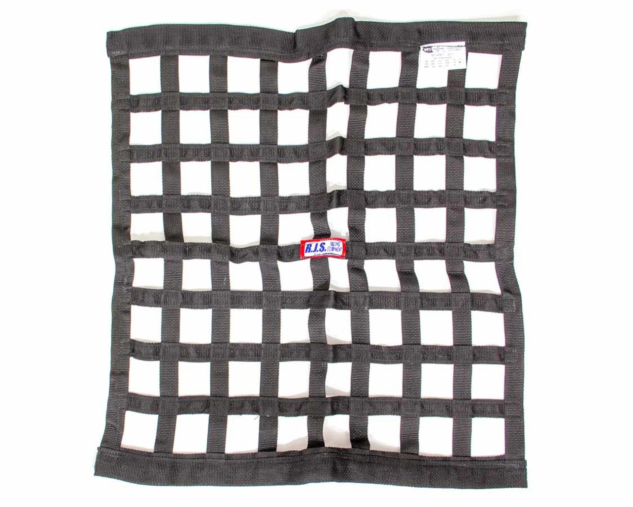 Ribbon Window Net 24x24 Black SFI