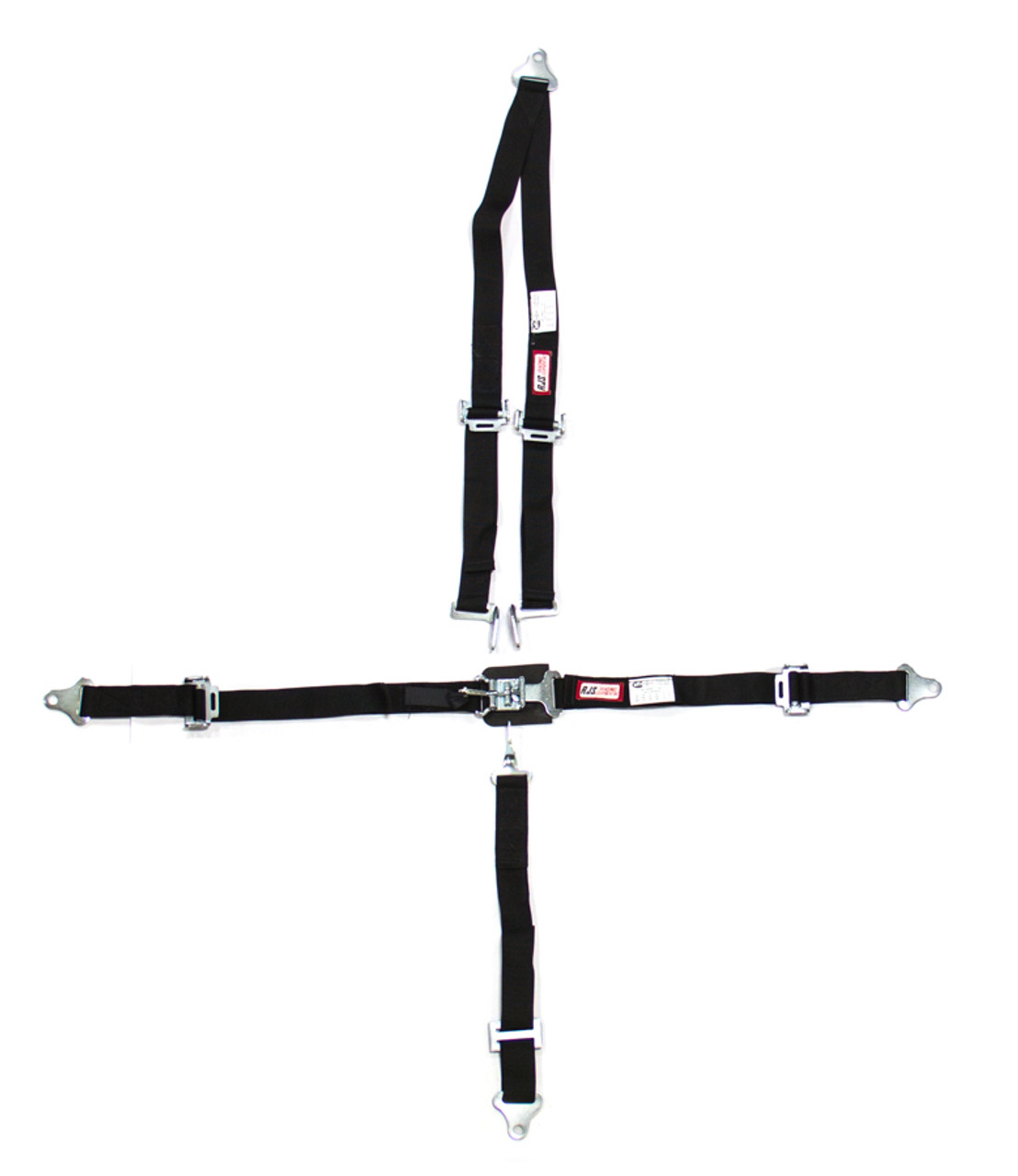 2in Jr Drag Harness BK