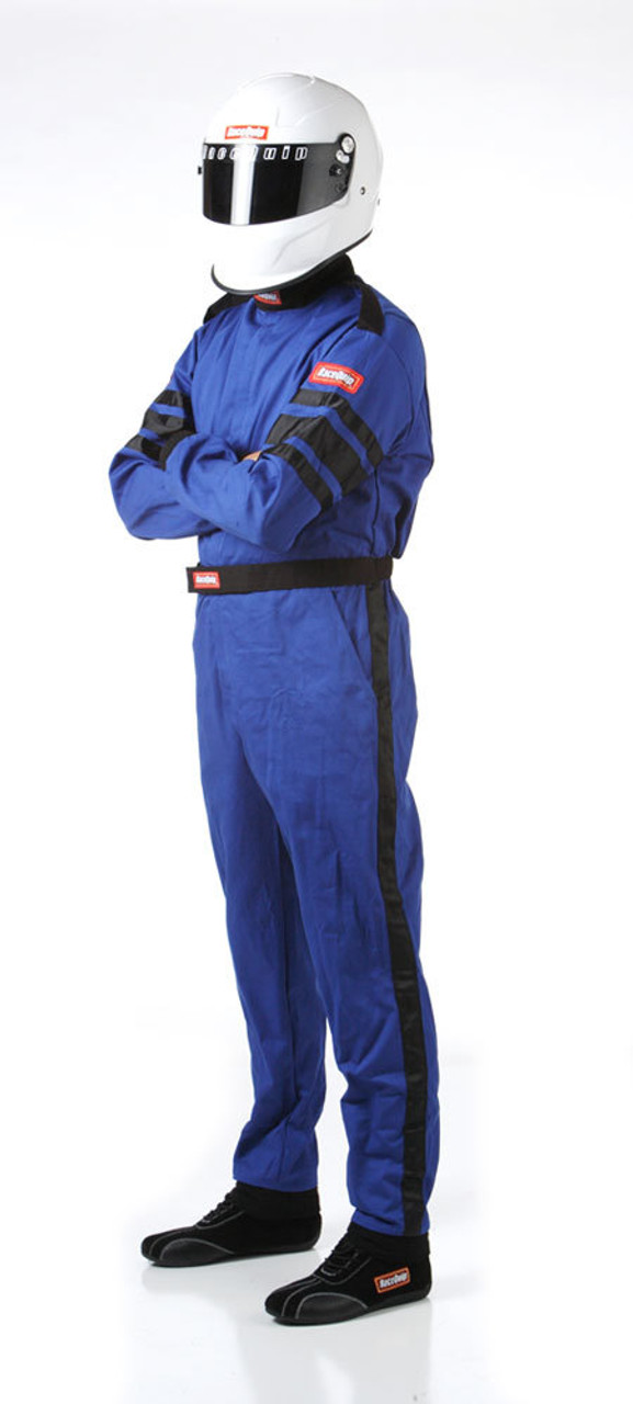 RaceQuip Blue SFI-1 1-L Suit - Medium - 110023