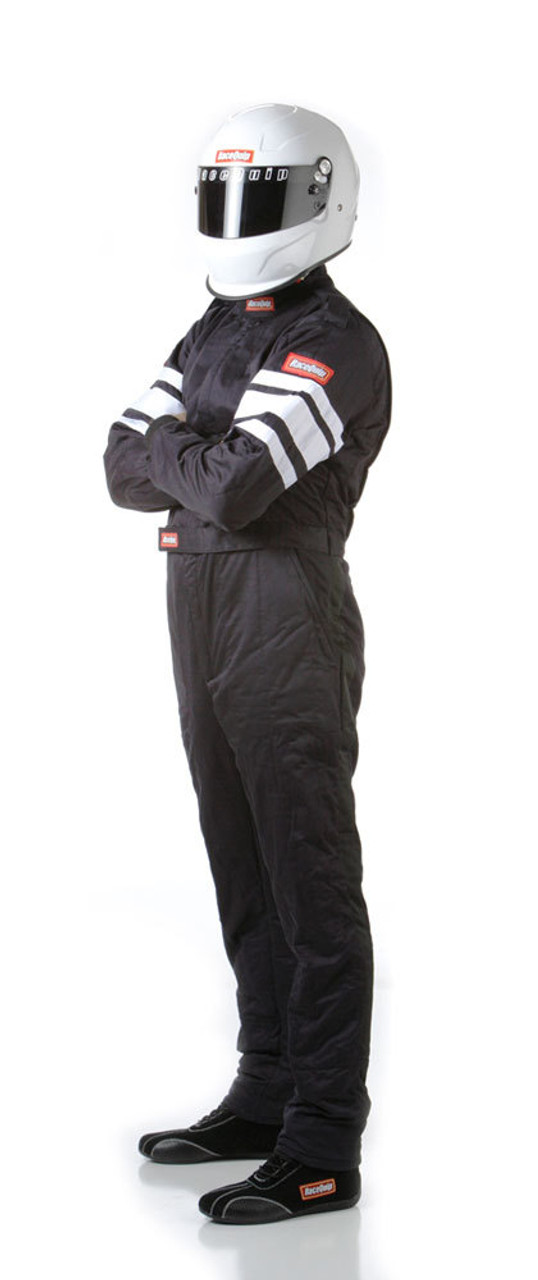 RaceQuip Black SFI-5 Suit - 3XL - 120008