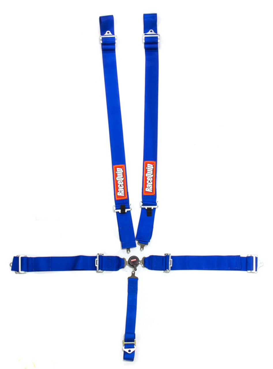 RaceQuip Blue SFI CAMLOCK 5pt PD Lap Seat Belt - 741021