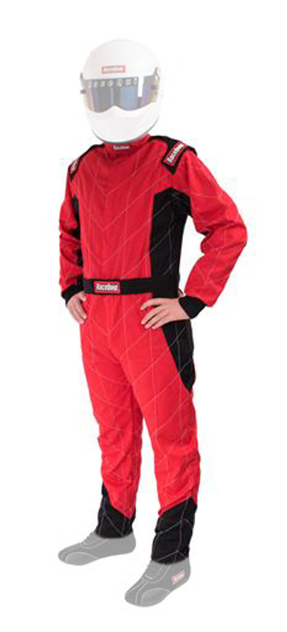 RaceQuip Red Chevron-5 Suit SFI-5 - Large - 91609159