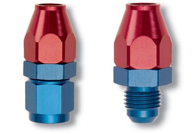 Russell Performance Black/Silver -8 AN Male 37 Degree to 1/2in Aluminum Tube - 639233 Photo - Primary