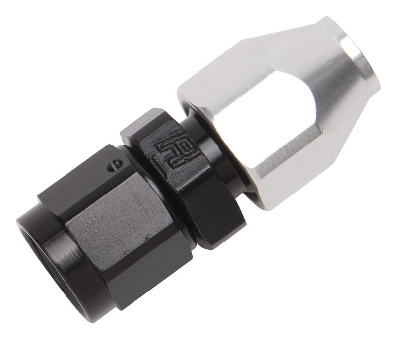 Russell Performance Black/Silver -8 AN Male 37 Degree to 1/2in Aluminum Tube - 639233 Photo - Primary