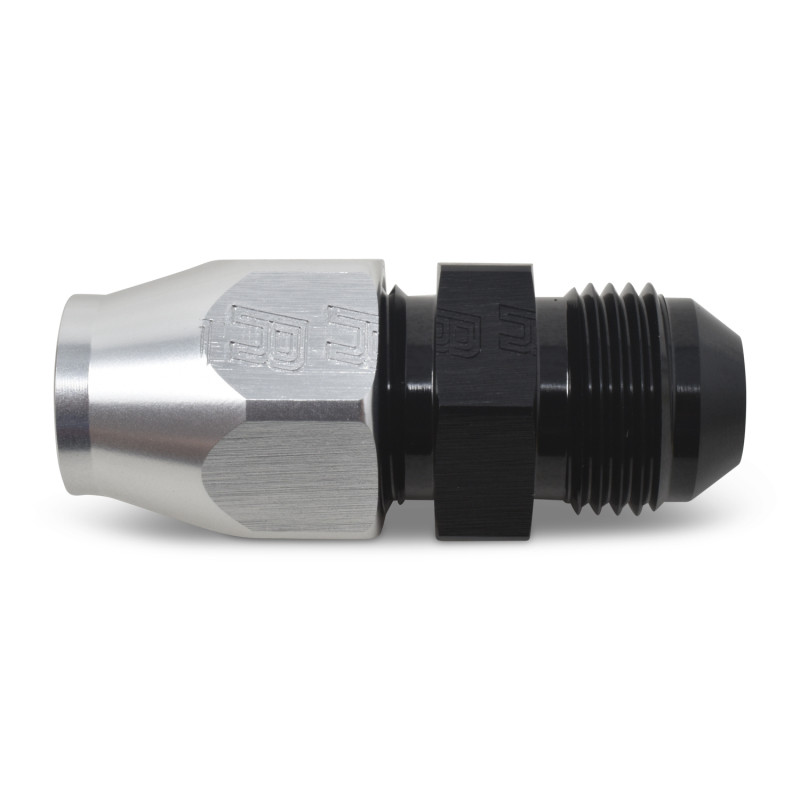 Russell Performance Black/Silver -8 AN Male 37 Degree to 1/2in Aluminum Tube - 639233 Photo - out of package