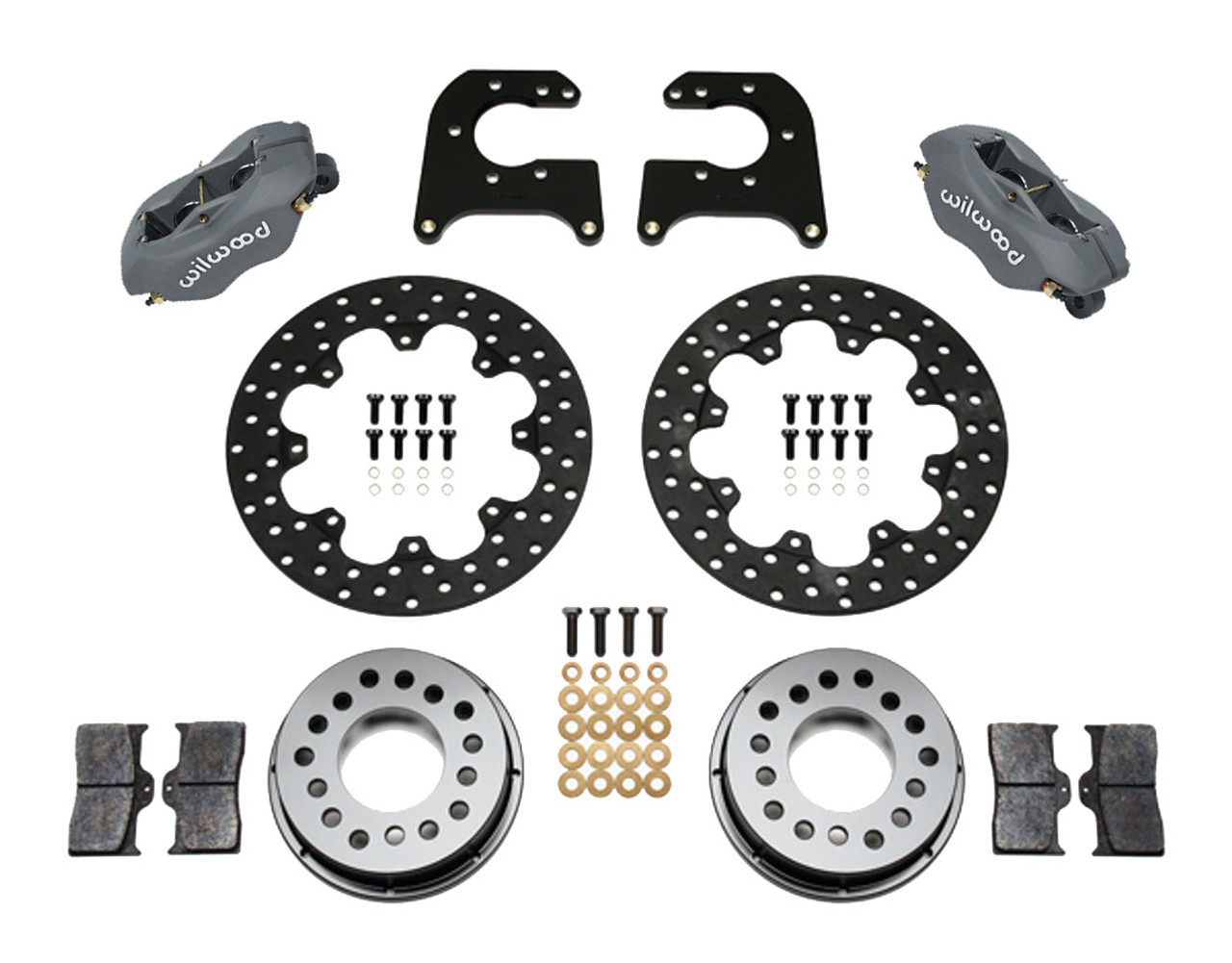 D/L Drag Rear Brake Kit Small Ford 2.66in