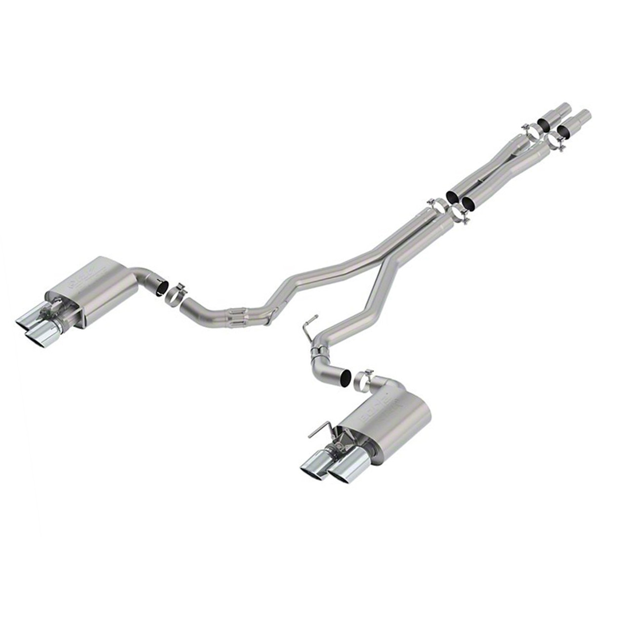 Borla 2018 Ford Mustang GT 5.0L AT/MT 3in ATAK Catback Exhaust w/ Valves - 140743