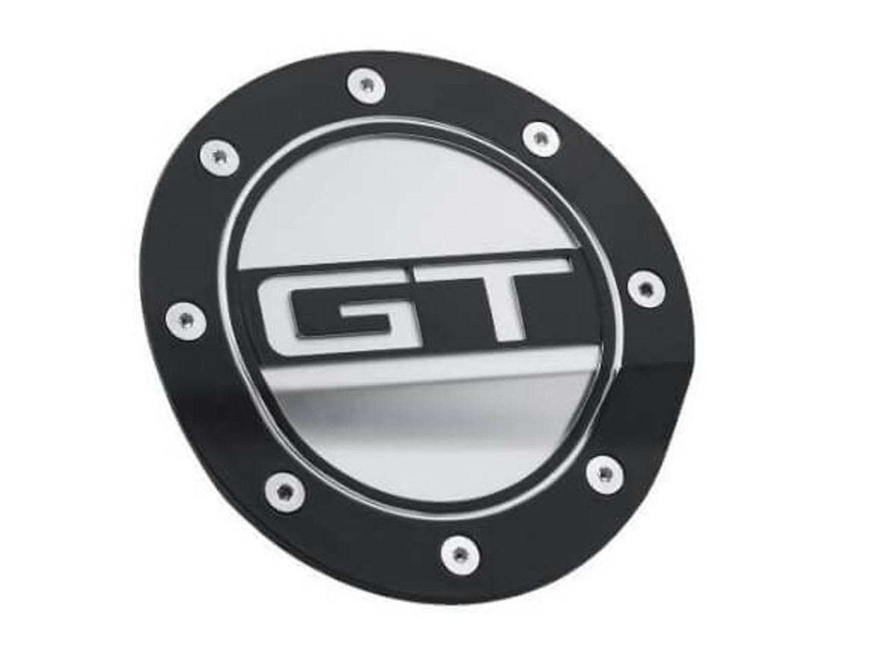 Fuel Door GT Blk/Silver 15-   Mustang