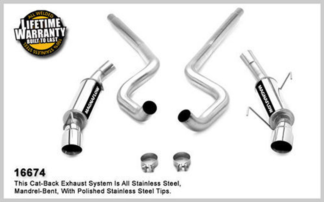 05-09 Mustang 4.6L Cat Back Kit