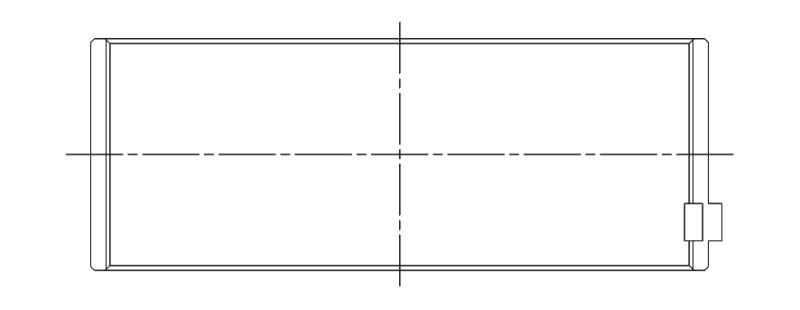 ACL 91-98 BMW 4 1796cc-1897cc Standard Size High Performance Rod Bearing Set - 4B1490H-STD Technical Drawing