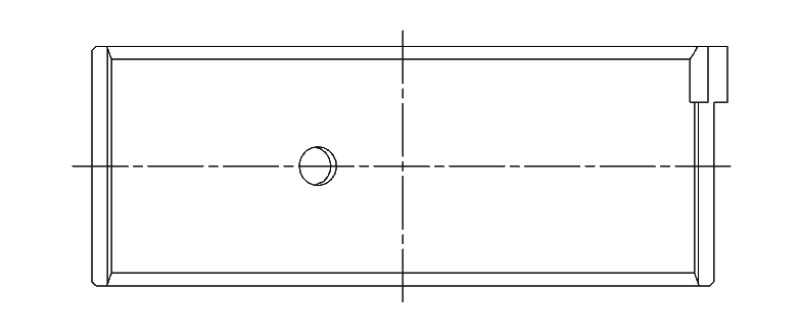 ACL Acura D16A1 0.25mm Oversized High Performance Rod Bearing Set - 4B1956H-.25 Technical Drawing
