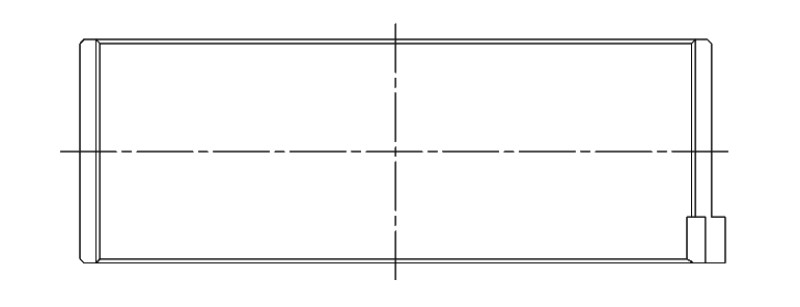 ACL Mazda B6/BP/BP-T 1.6/1.8L Standard Size High Performance Rod Bearing Set - 4B8351H-STD Technical Drawing