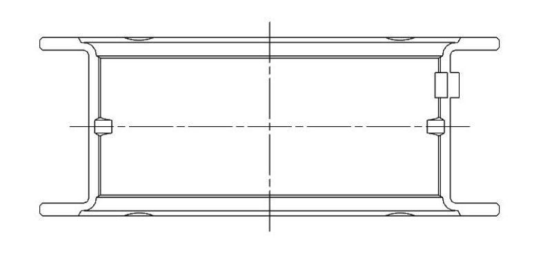 ACL Nissan 4 CA18/C20 Standard Size High Performance Main Bearing Set - 5M1633HX-STD Technical Drawing