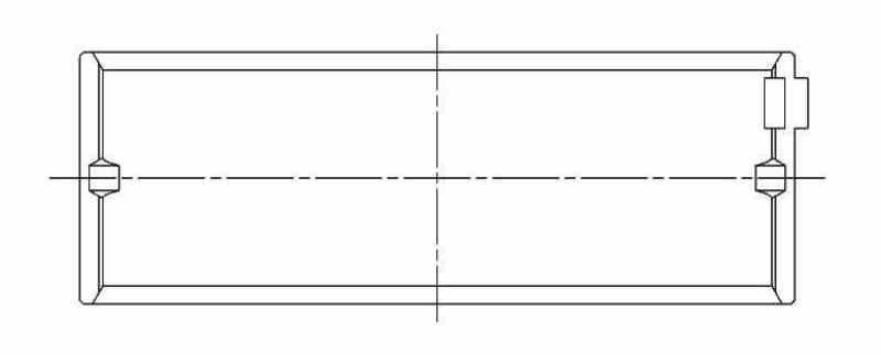 ACL Nissan 4 CA18/C20 Standard Size High Performance Main Bearing Set - 5M1633HX-STD Technical Drawing
