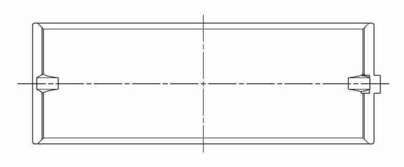 ACL Chevrolet V8 396/402/427/454 Race Series 01 Oversize Main Bearing Set - 5M829H-01 Technical Drawing