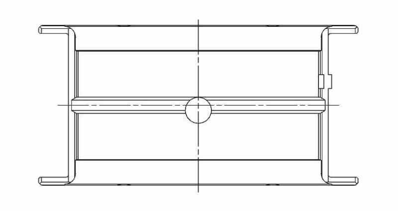 ACL Chevrolet V8 396/402/427/454 Race Series 01 Oversize Main Bearing Set - 5M829H-01 Technical Drawing