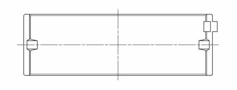 ACL Suzuki Standard Size Main Bearing Set - 5M8443H-STD Technical Drawing